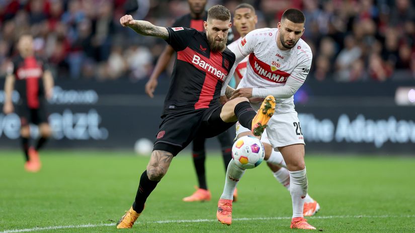 Andrich vs Undav (©Getty Images)