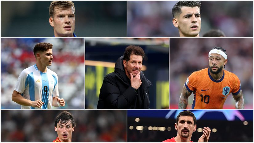 Simeone with three arrivals and three departures (©Getty Images)