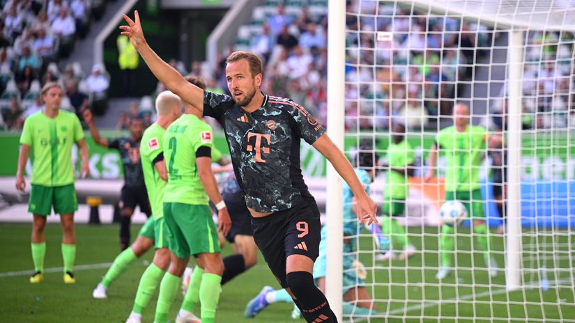 Kane after contributing significantly with Bayern's second goal (©Getty Images)