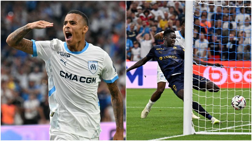 Greenwood (left) & Okumu (right) (©AFP)