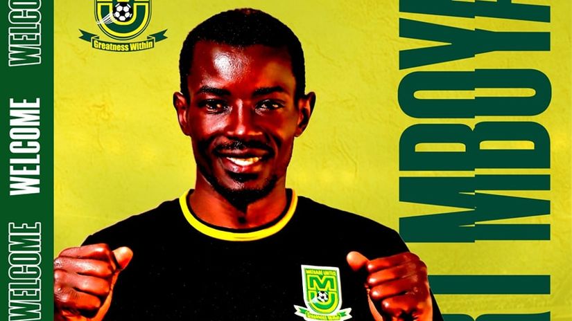 Back again: Robert Mboya rejoins Mathare United