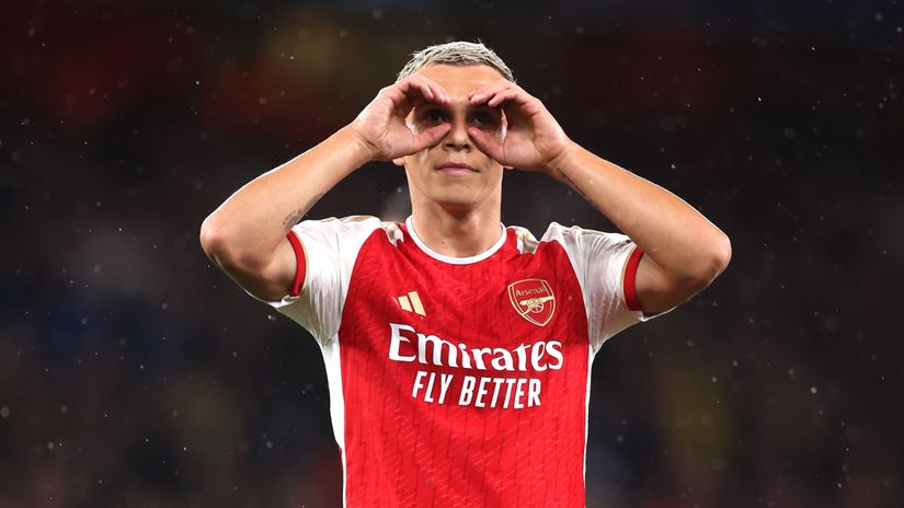 Leandro Trossard(©Alex Pantling/Getty Images)