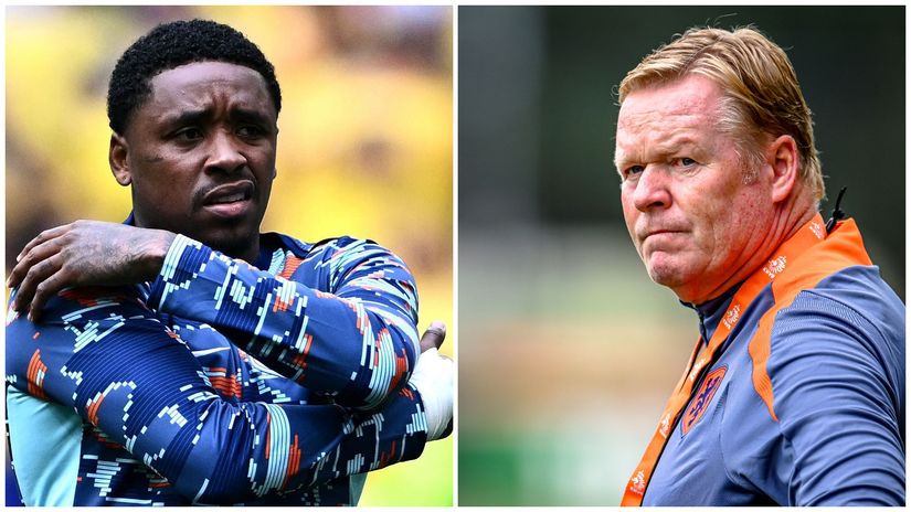 Bergwijn and Koeman(©AFP)