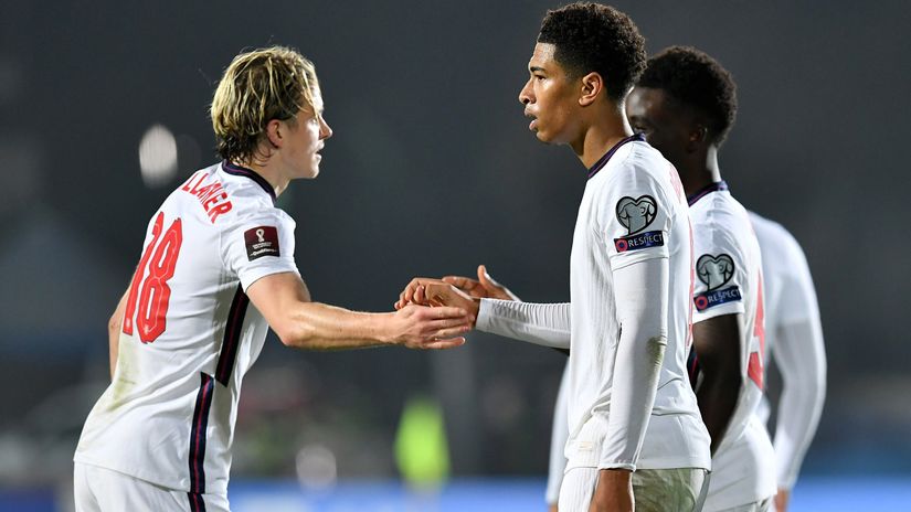 Gallagher and Bellingham in action for England (©REUTERS/Jennifer Lorenzini)