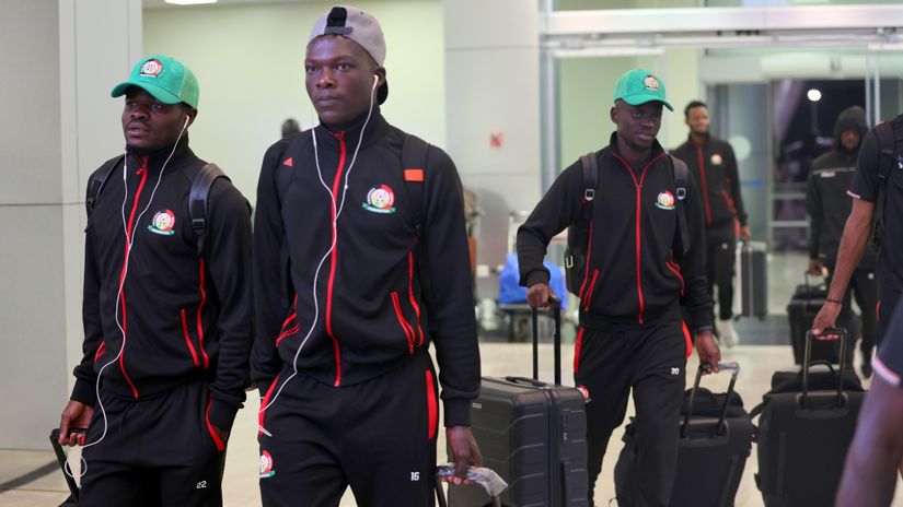 Harambee Stars jets in from South Africa after travel challenges