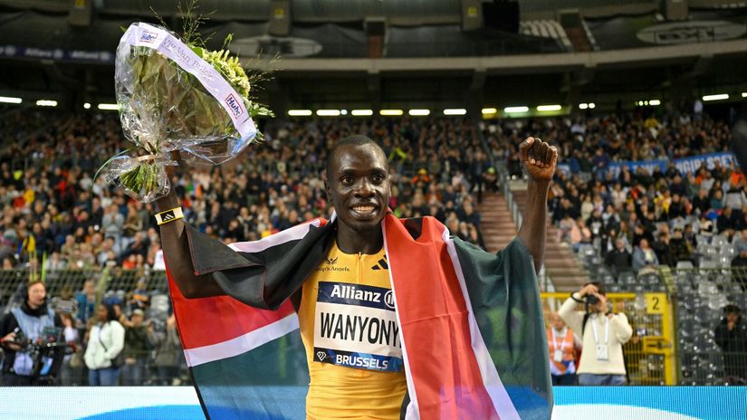 Emmanuel Wanyonyi's late surge overpowers Marco Arop to win Diamond League Trophy