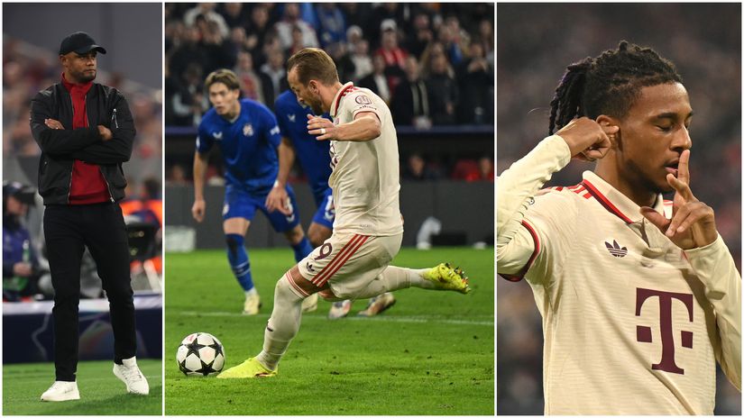 Kompany, Kane & Olise (©Getty Images)