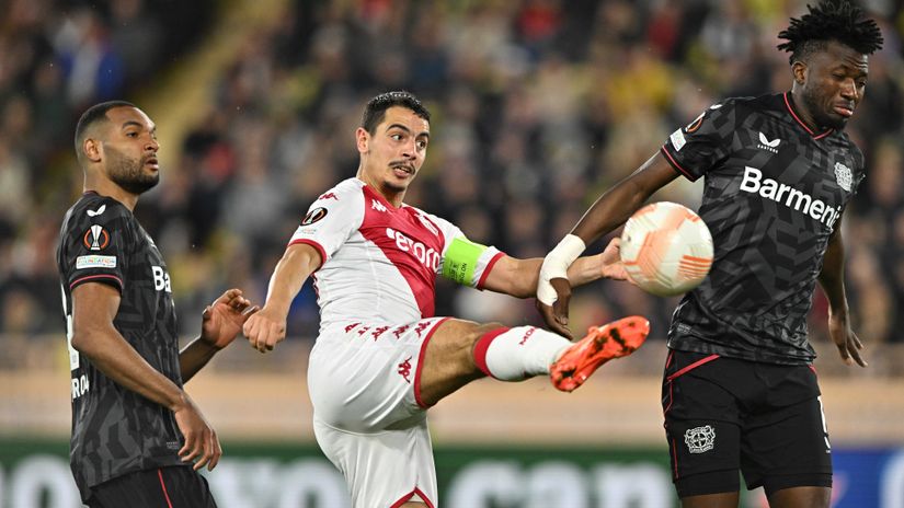 Ben Yedder in action for Monaco (©Chris Ricco/Getty Images)