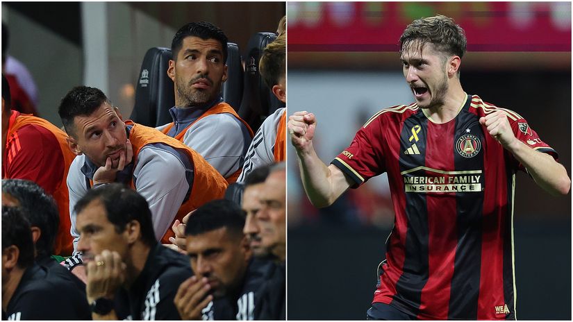 Messi & Suarez (left) and Miranchuk (right) (©Getty Images)