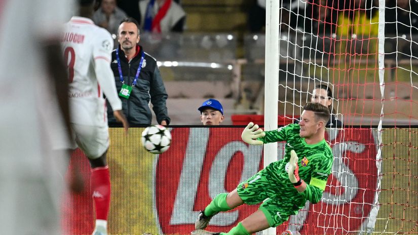 UCL: Ter Stegen's mega blunder helps Monaco defeat Barca