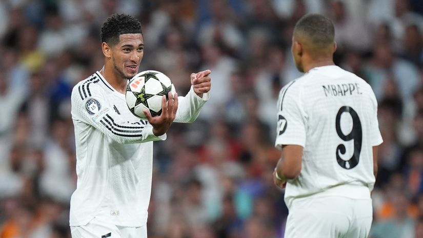 Jude Bellingham and Kylian Mbappe(©Angel Martinez/Getty Images)