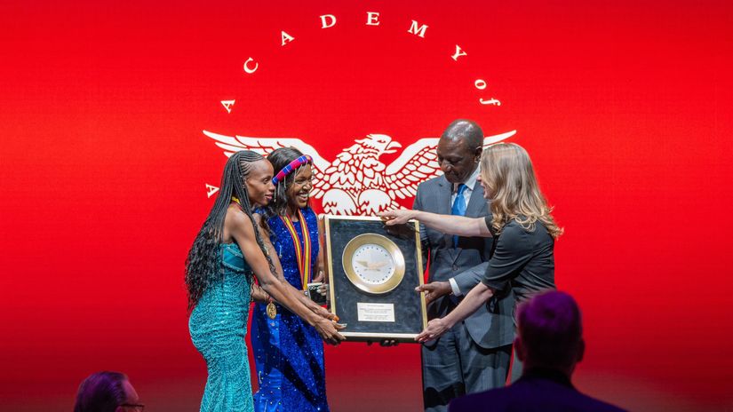 Faith Kipyegon, Beatrice Chebet feted in New York
