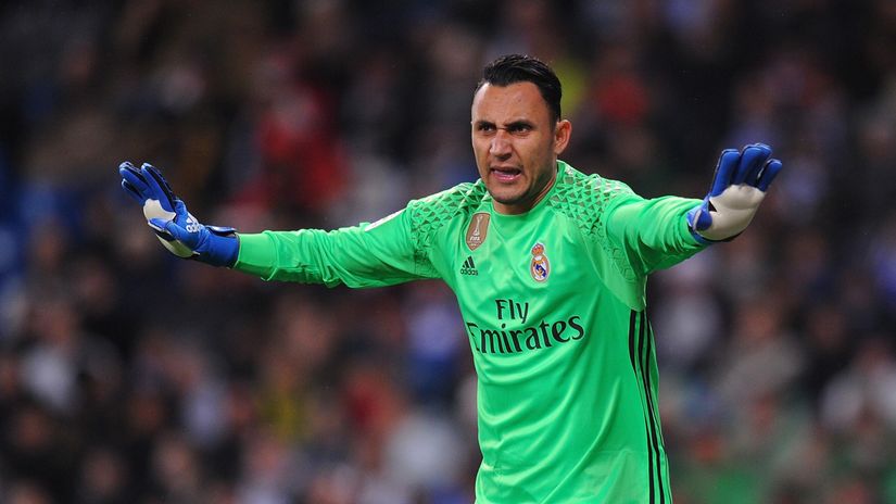 Keylor Navas wearing Real's jersey(©Denis Doyle/Getty Images)