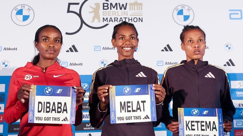 Genzebe Dibaba, Melat Kejeta and Tigist Ketema © Sailer/ photorun.net 