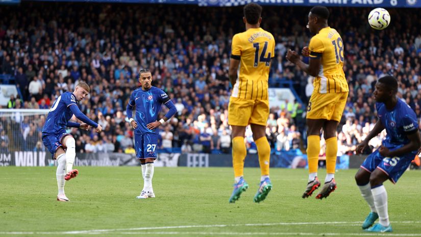 Palmer scores four first-half goals to ground the sturdy Seagulls, Ndidi saves Arsenal