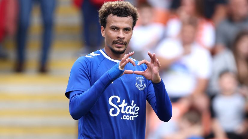 Dele Alli during his Everton days (©George Wood/Getty Images)