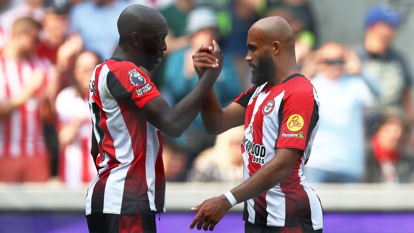 Brentford's African duo - Wissa and Mbeumo(©Bryn Lennon/Getty Images)