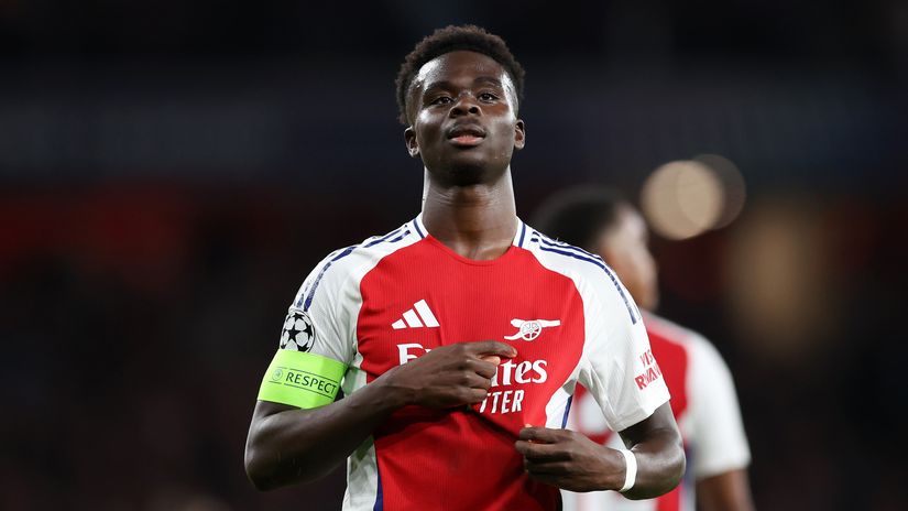 Bukayo Saka (©Getty Images)