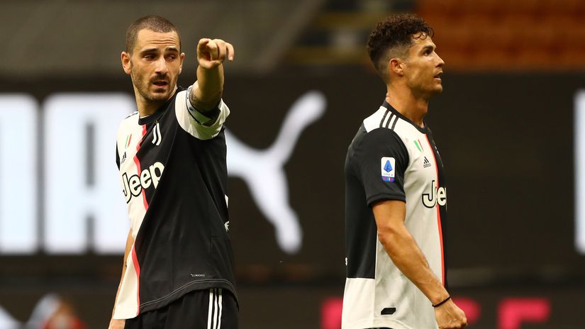 Bonucci & Ronaldo (©Getty Images)