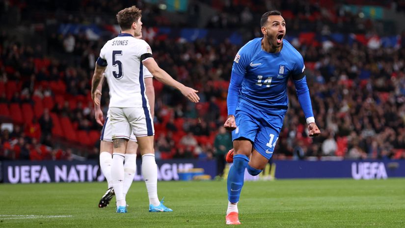 Greek tragedy at Wembley! Minnows stun lacklustre Three Lions