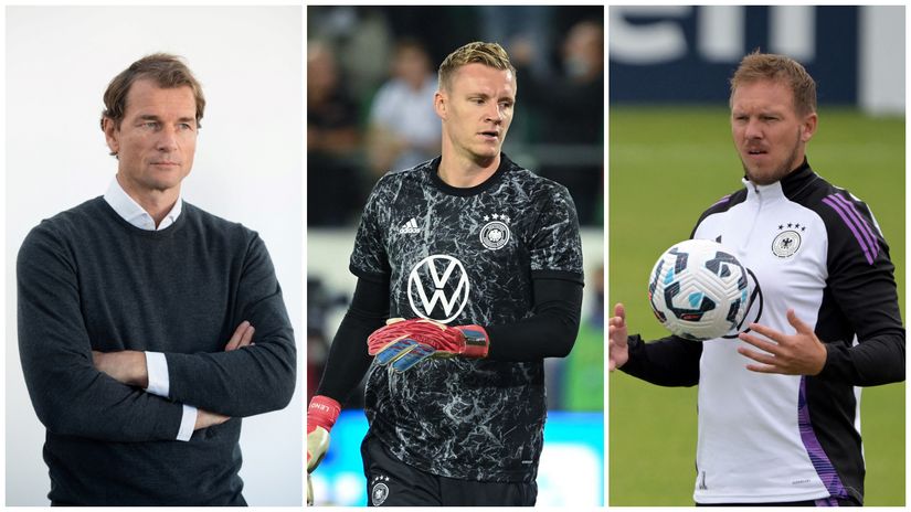 Lehmann, Leno, and Nagelsmann(©AFP)