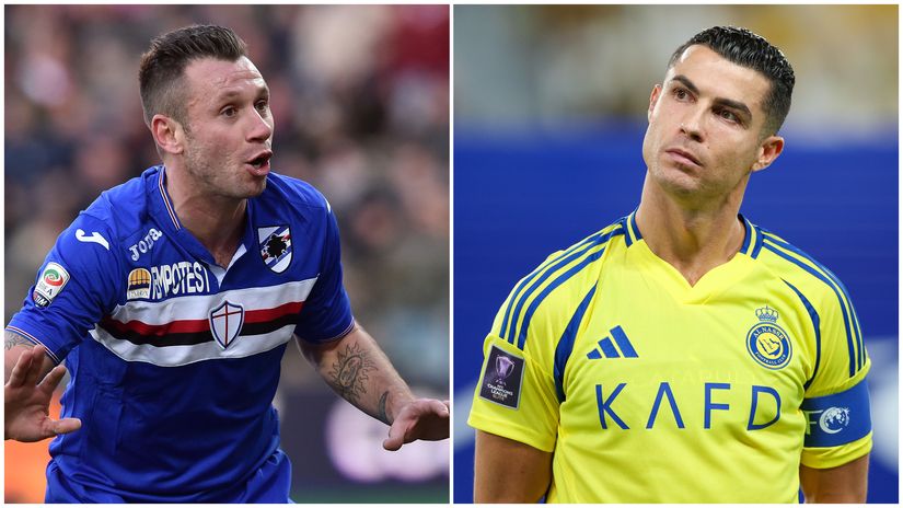 Cassano made harsh comments on CR7 and you won't believe how Cristiano responded