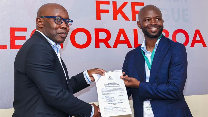 Barry Otieno (R) © Barry Otieno team 