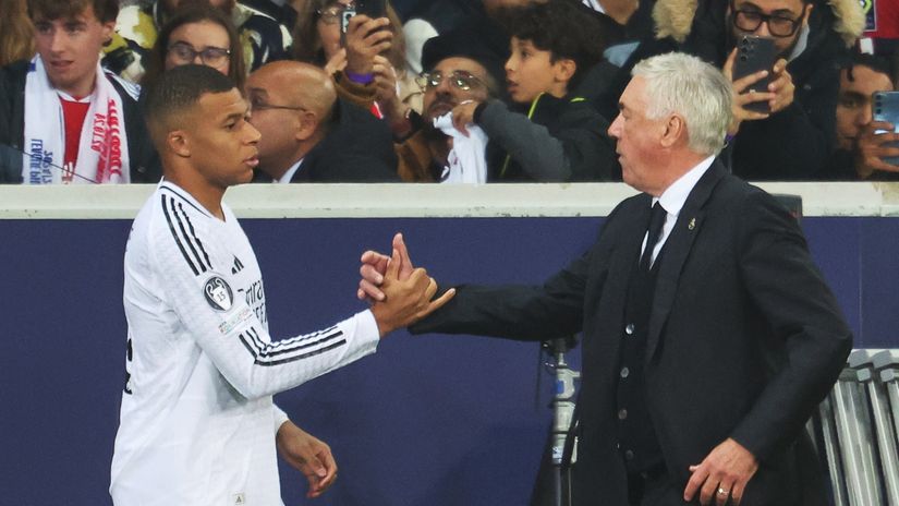 Carlo and a Swiss fashion model both talk about Mbappe