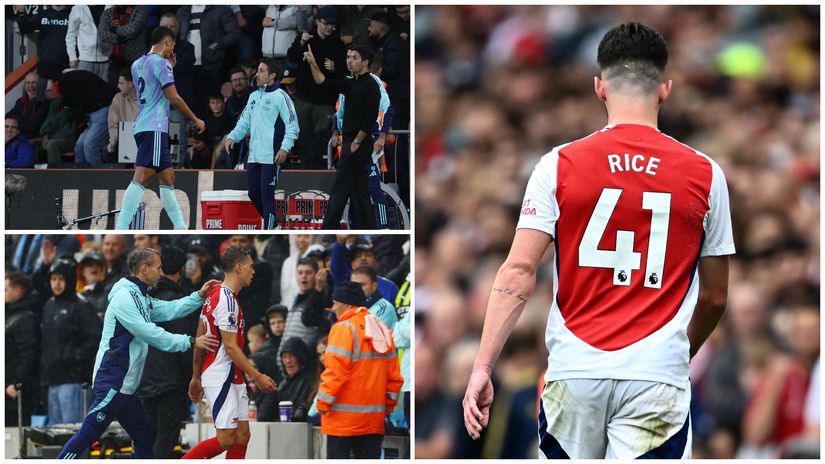 When the Gunners see red...