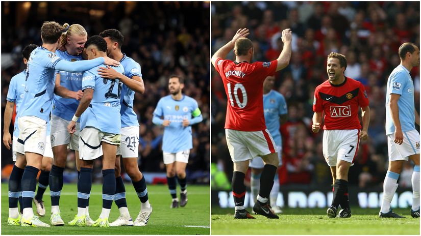 Rivalry drips over outside England: City breaks United's unbeaten UCL record