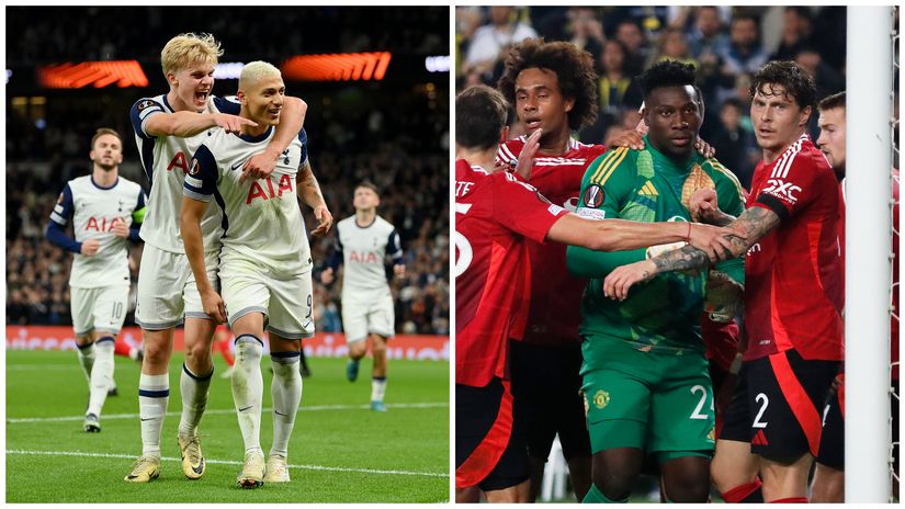 Richarlison scored from the spot for Spurs, Onana made a sensational save (©Getty images/Gallo images)