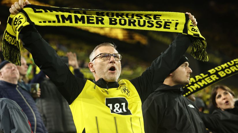 Dortmund's dreams were shattered, but one fan's dreams came true