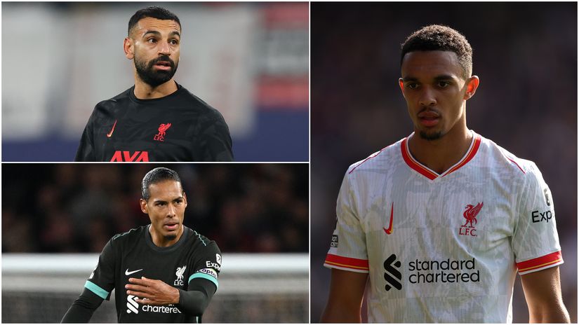 Salah, Van Dijk & TAA (©Getty Images)