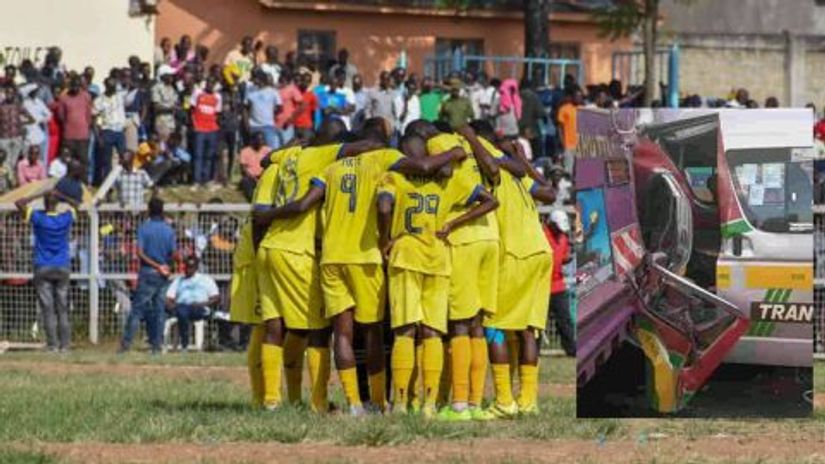 Migori Youth players nursing injuries after road accident while on their way to match venue