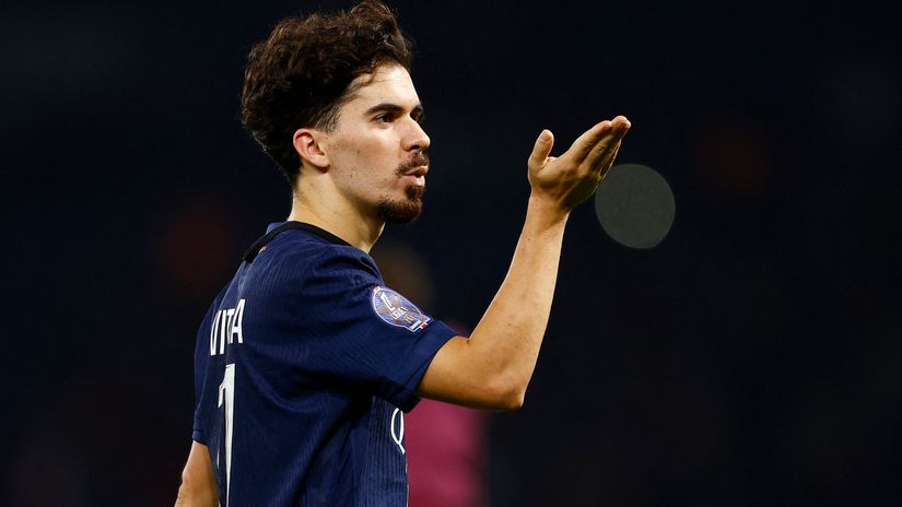 Vitinha is cooking (©REUTERS/Christian Hartmann)