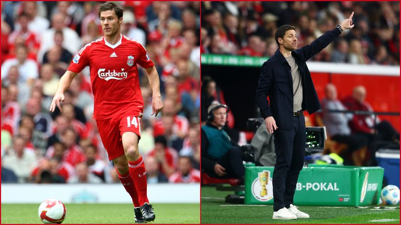 Xabi Alonso then and now (©Getty Images)