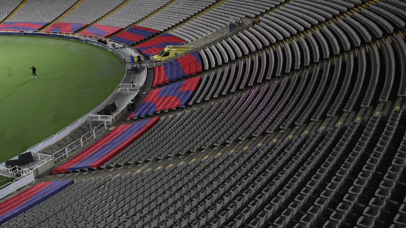 Barca needs to leave Montjuic but Nou Camp is not finished yet