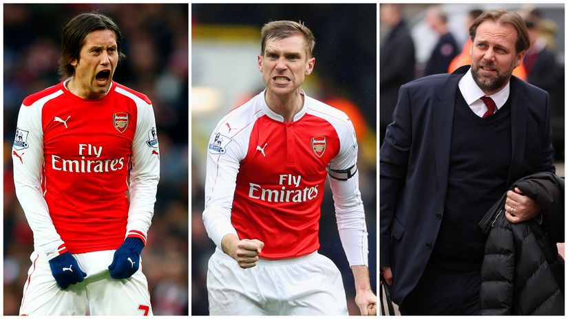 Rosicky, Mertesacker and Steidten (©Getty images)