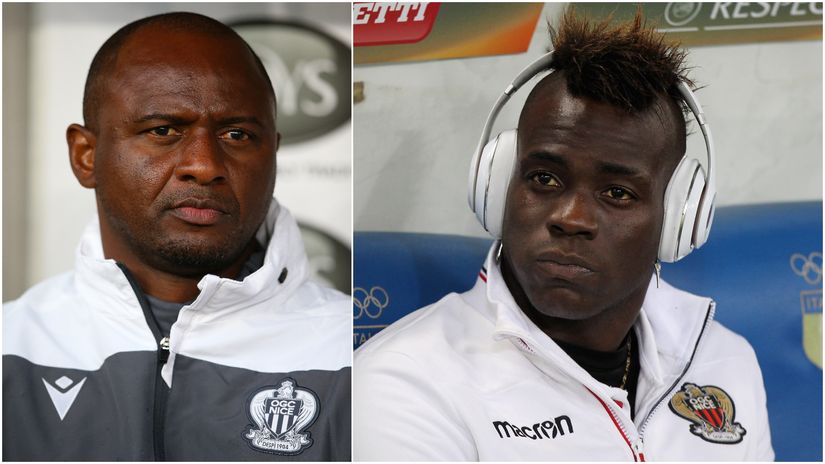 Vieira & Balotelli (©Getty Images)