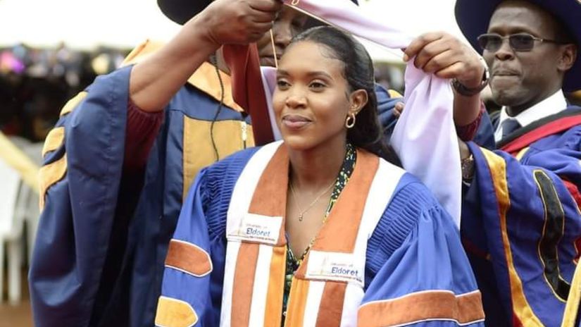 Faith Kipyegon receives Honorary Degree Award from Kenyan University [PHOTOS]