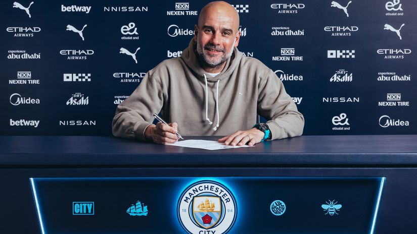 Joy for City fans – Pep is staying for two more years