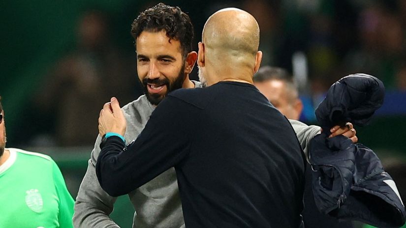 Amorim and Guardiola (©Getty images)