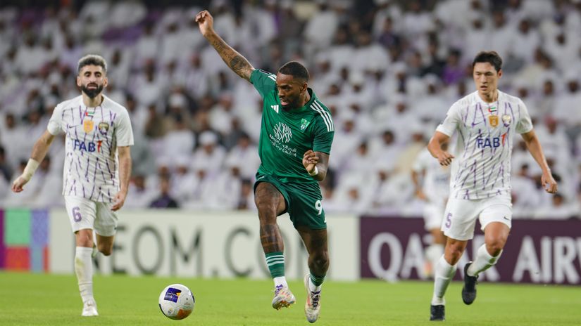 Ivan Toney in action for Al Ahli (©Neville Hopwood/Getty Images)