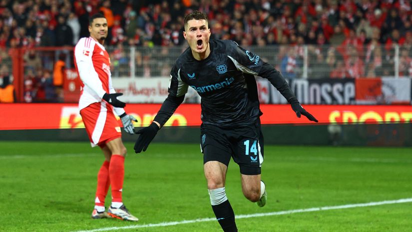 Schick celebrates his winner(©Reuters/Lisi Niesner/Gallo Images)