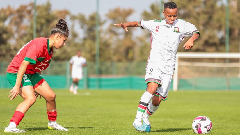 Mwanalima Adam dazzles as Harambee Starlets whitewash hapless Morocco