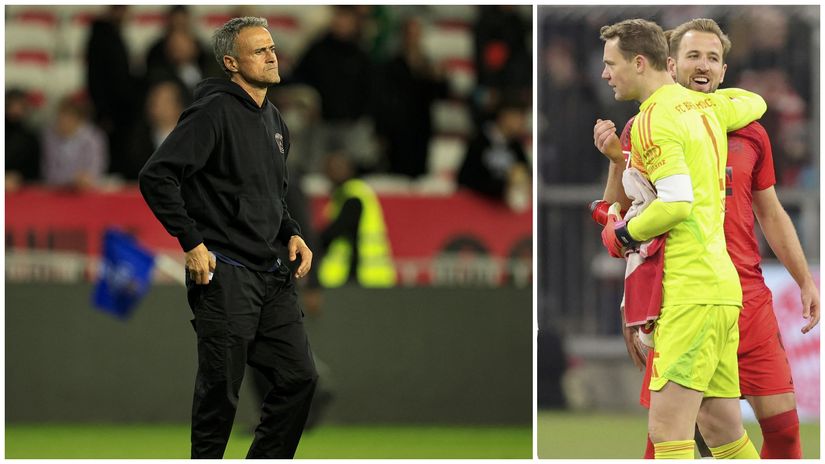 Luis Enrique near the end of the UCL road and the duo Bayern will miss dearly - Neuer and Kane(©AFP)