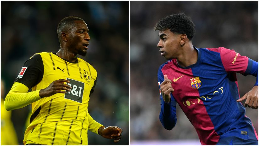 Serhou Guirassy and Lamine Yamal (©Getty images)