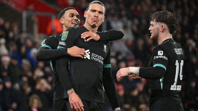 Darwin, TAA and Elliot celebrate at St. Mary's (©Dan Mullan/Getty Images)