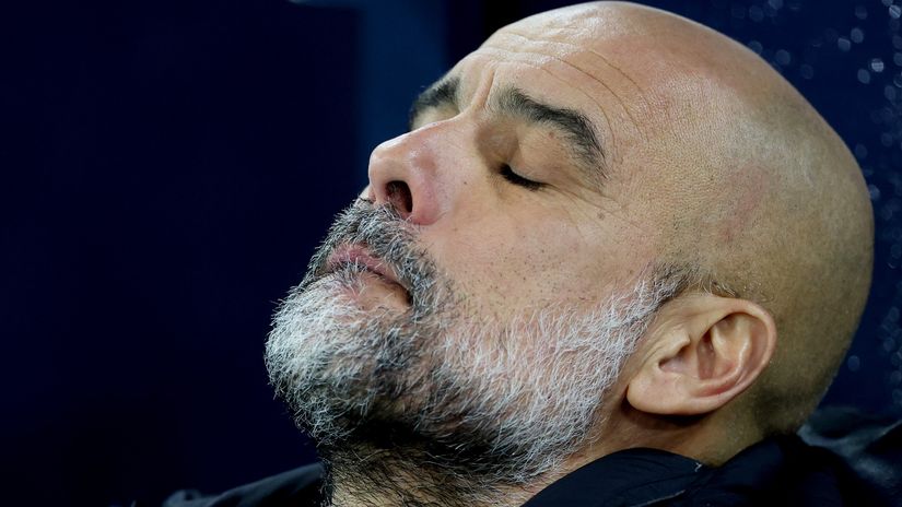 Pep in despair (©Carl Recine/Getty Images)