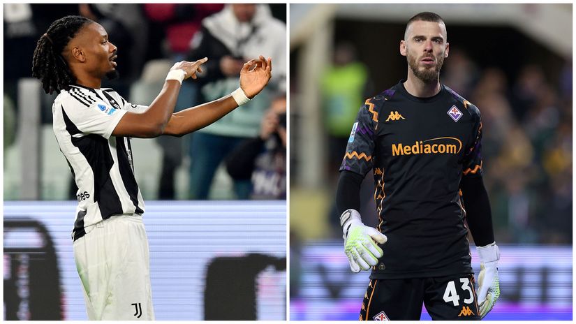 Khephren Thuram and David de Gea(©Getty Images)